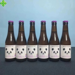 熊猫徽章2.5%vol百香果小麦白啤酒280ml/瓶