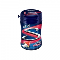 炫迈无糖颗粒口香糖草莓味40粒56g