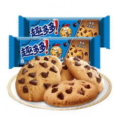 趣多多香脆曲奇浓浓巧克力味单条装85g