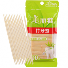 美丽雅袋装牙签（300支*3包）